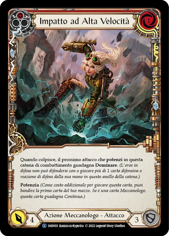 Card: High Speed Impact (red)