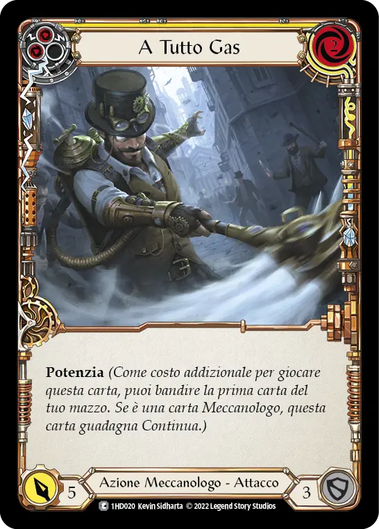 Card: Throttle (yel)