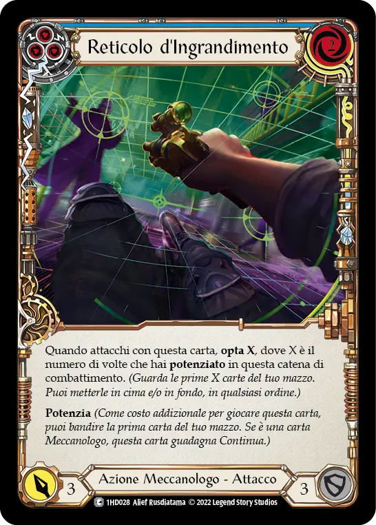 Card: Zoom In (blu)
