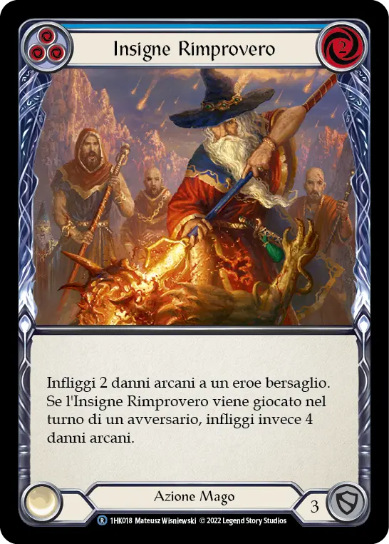 Card: Emeritus Scolding (blu)