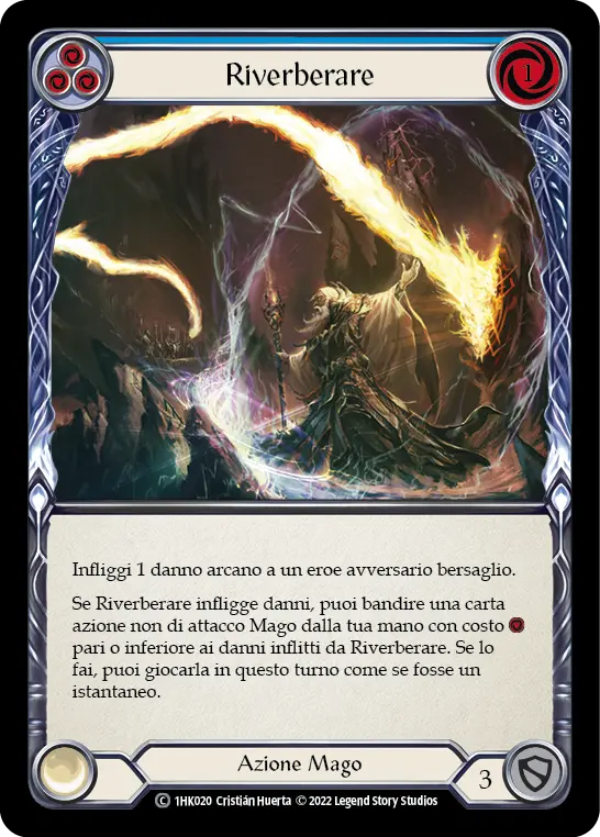 Card: Reverberate (blu)