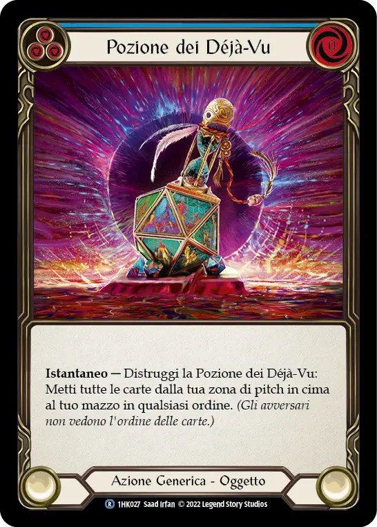 Card: Potion of Déjà Vu (blu)