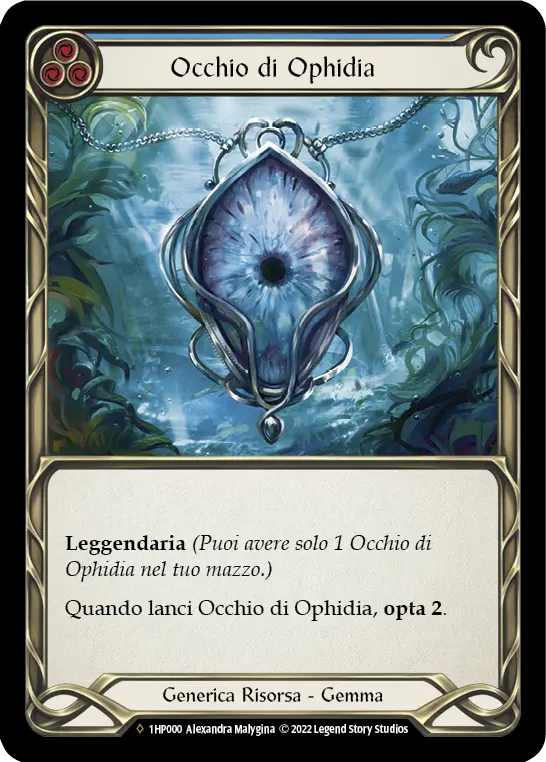 Card: Eye of Ophidia (blu)