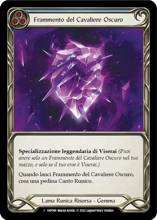 Card: Arknight Shard (blu)