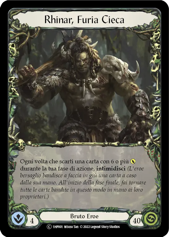 Card: Rhinar, Reckless Rampage