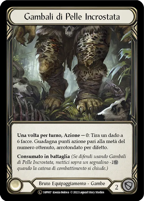Card: Scabskin Leathers