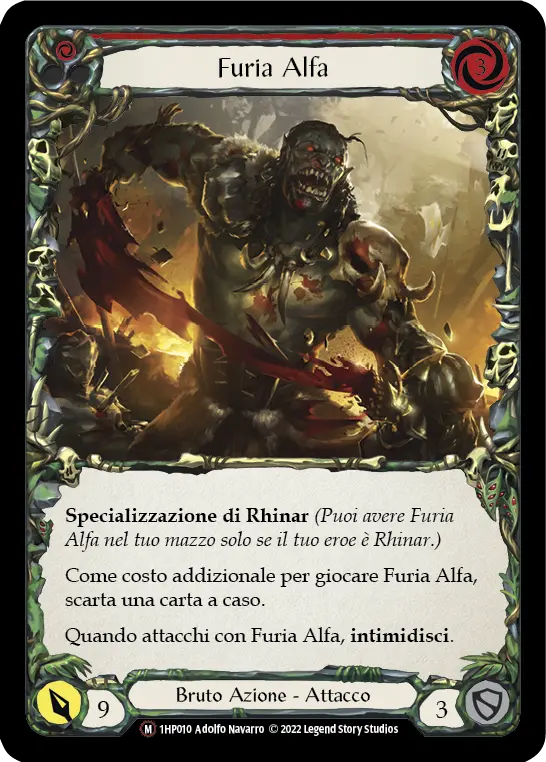 Card: Alpha Rampage (red)
