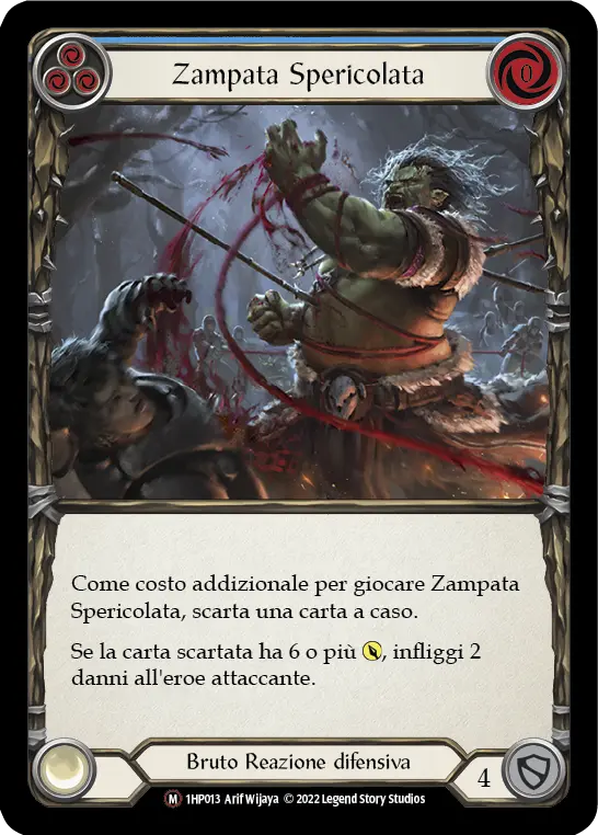 Card: Reckless Swing (blu)