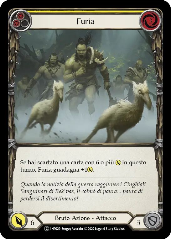 Card: Riled Up (yel)