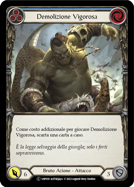 Card: Wrecker Romp (blu)