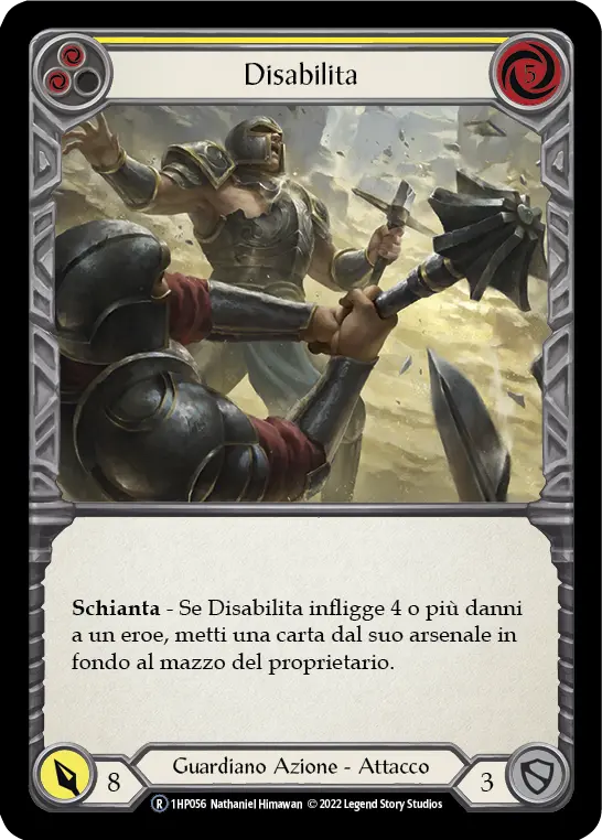 Card: Disable (yel)