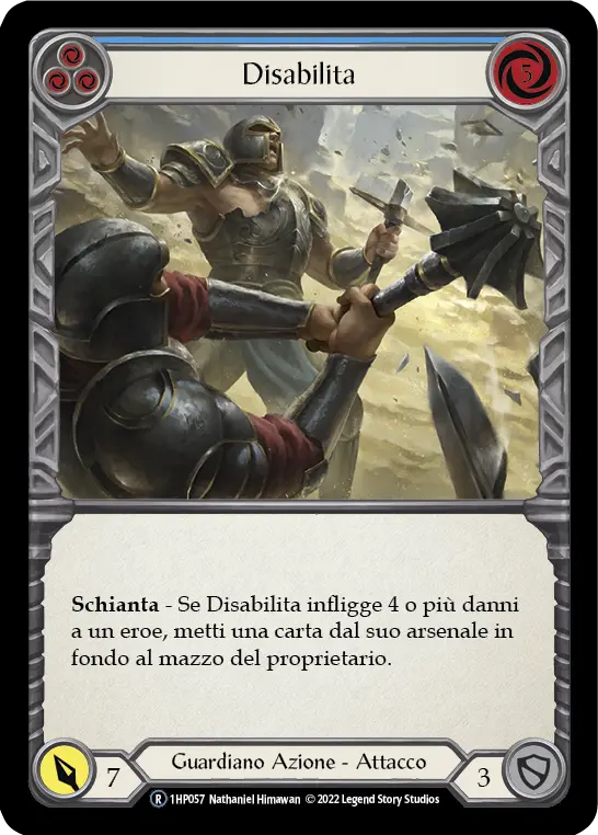 Card: Disable (blu)