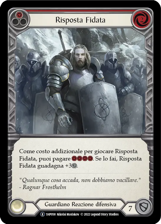 Card: Staunch Response (red)