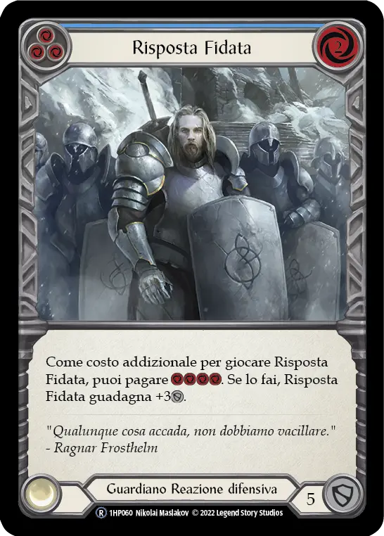 Card: Staunch Response (blu)