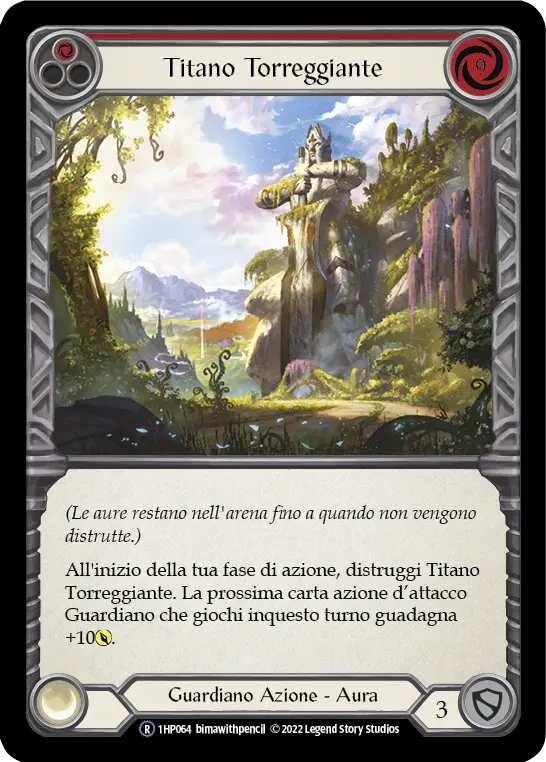 Card: Towering Titan (red)