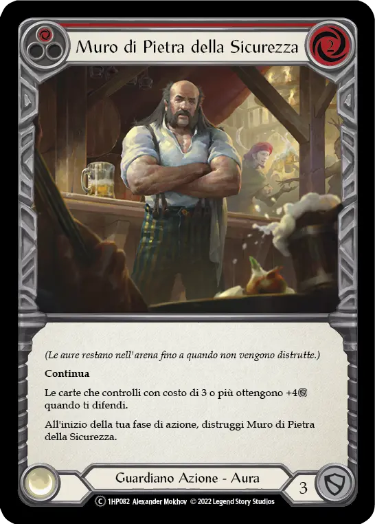 Card: Stonewall Confidence (red)