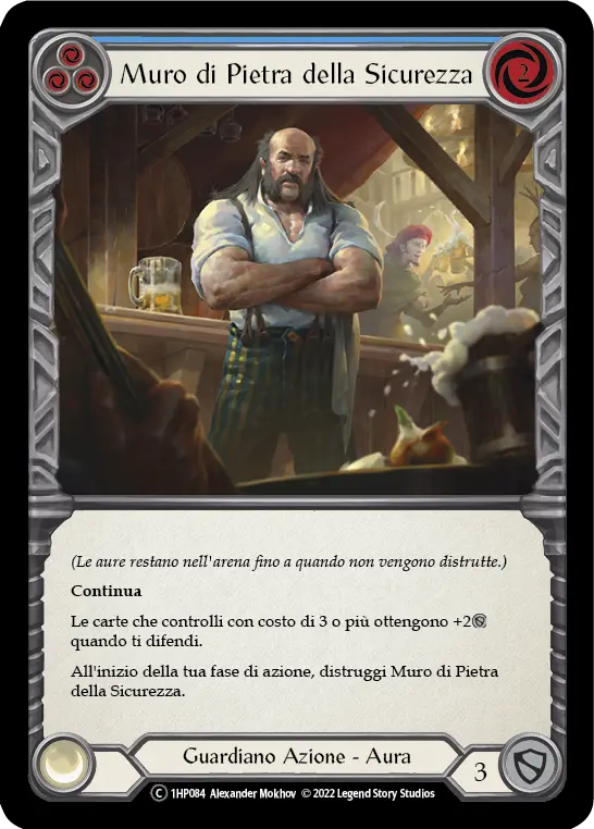 Card: Stonewall Confidence (blu)
