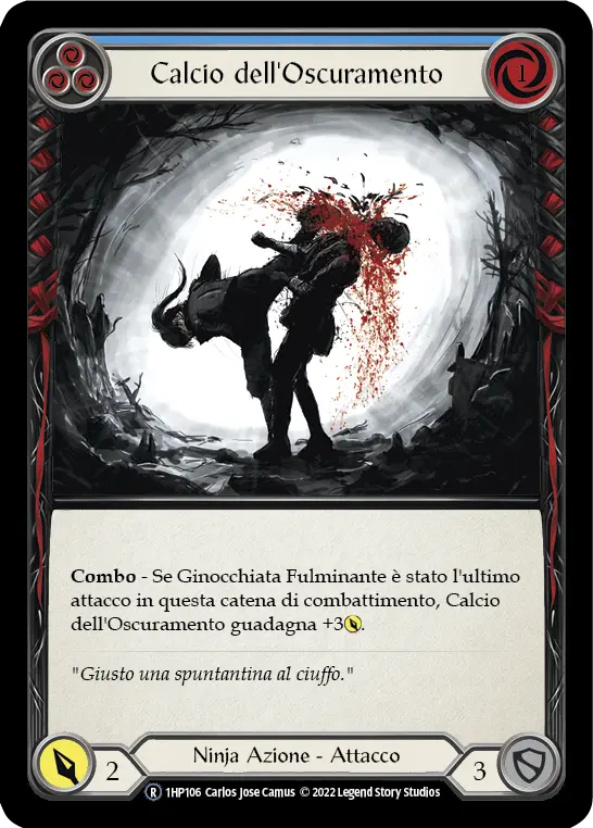 Card: Blackout Kick (blu)