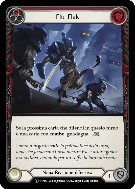 Card: Flic Flak (red)