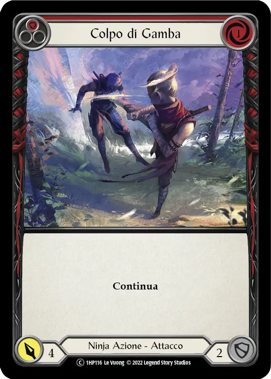 Card: Leg Tap (red)
