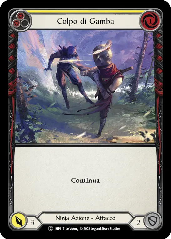 Card: Leg Tap (yel)