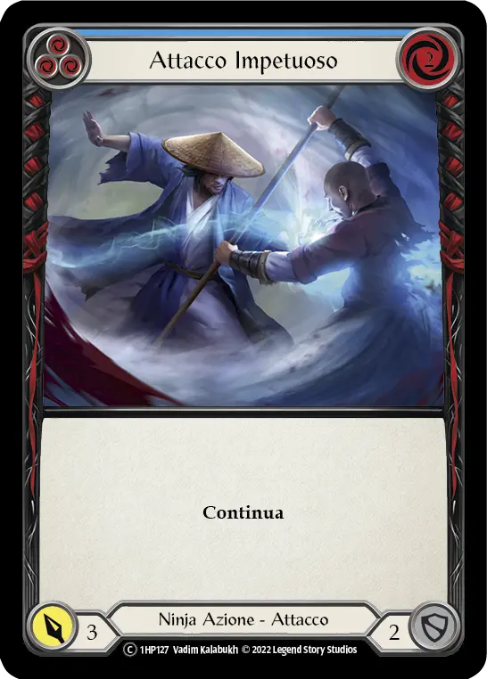 Card: Surging Strike (blu)