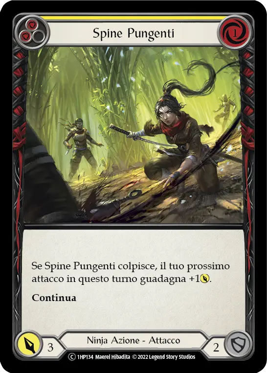 Card: Bittering Thorns (yel)