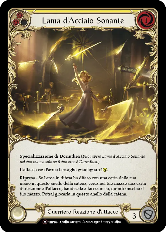 Card: Singing Steelblade (yel)