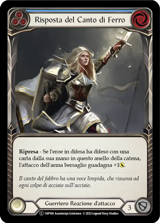 Card: Ironsong Response (blu)