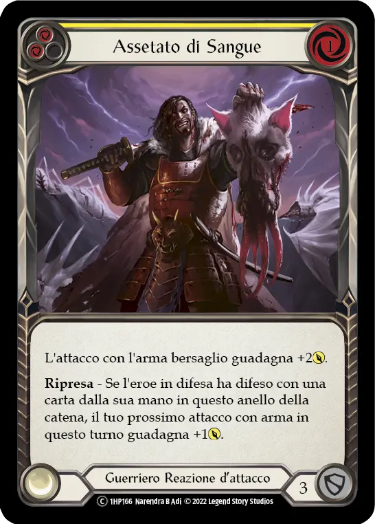 Card: Out for Blood (yel)