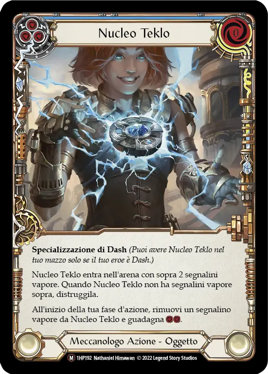 Card: Teklo Core (blu)