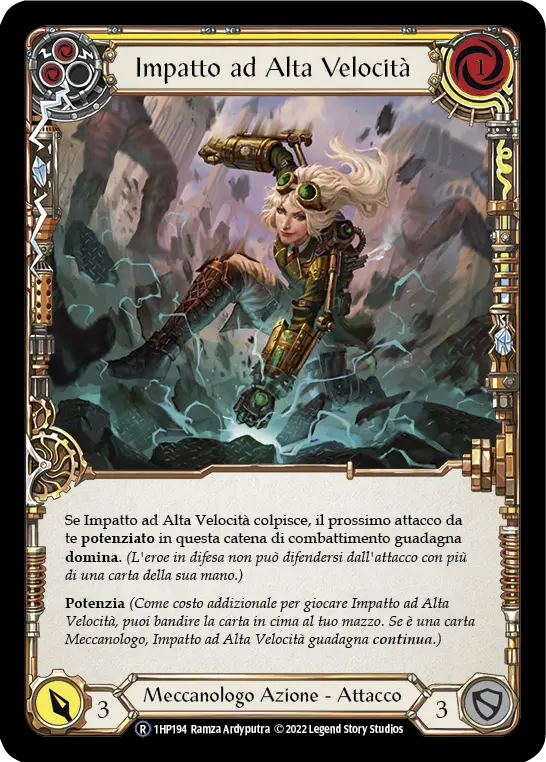 Card: High Speed Impact (yel)