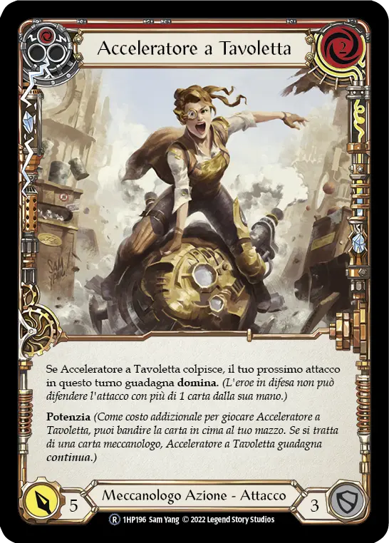 Card: Pedal to the Metal (red)