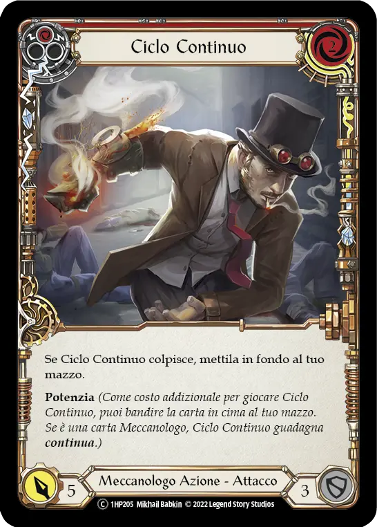 Card: Over Loop (red)