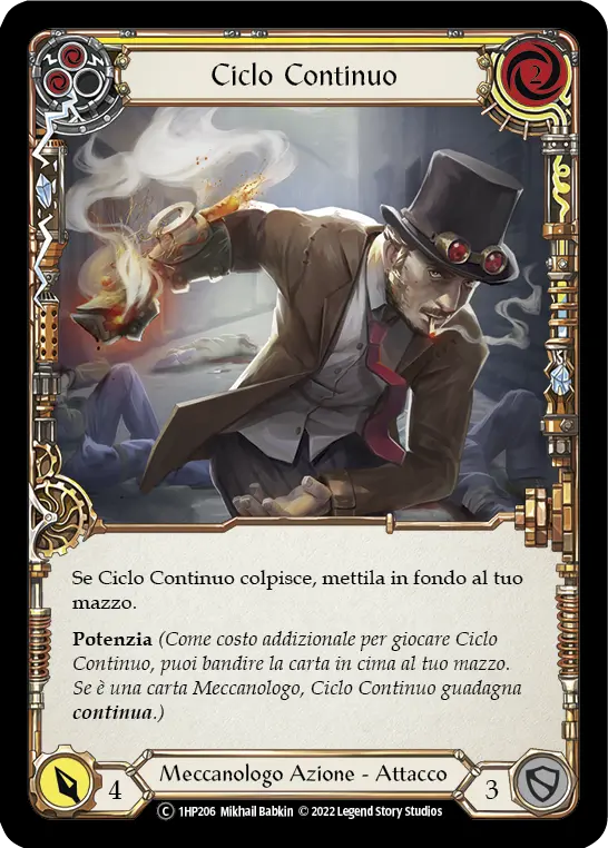 Card: Over Loop (yel)