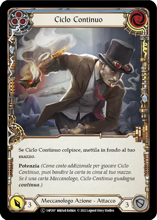 Card: Over Loop (blu)