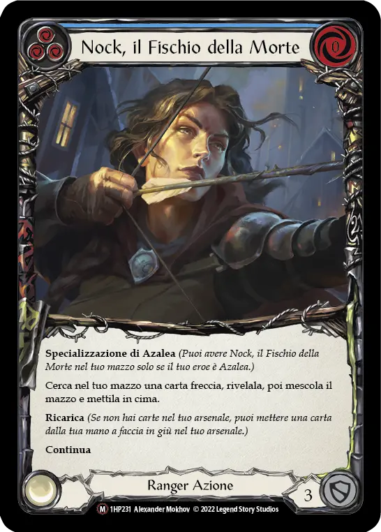 Card: Nock the Deathwhistle (blu)