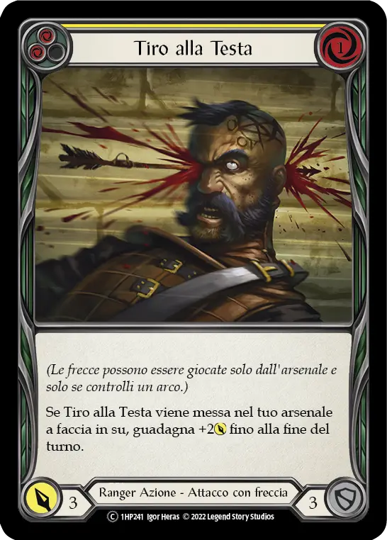 Card: Head Shot (yel)