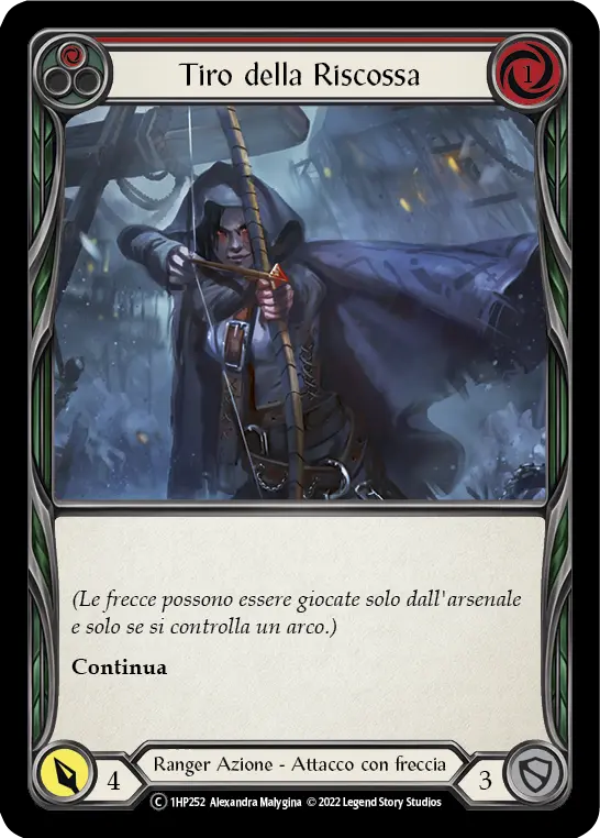 Card: Sic 'Em Shot (red)