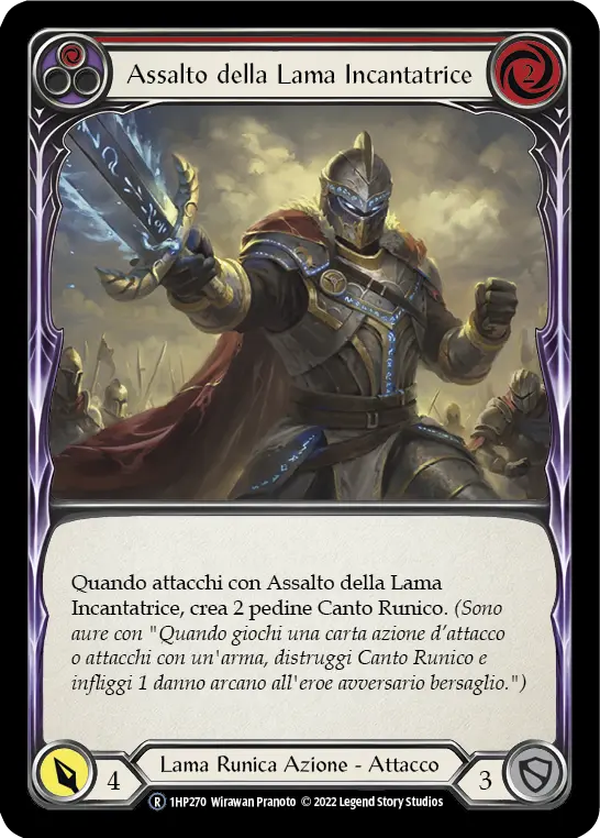 Card: Spellblade Assault (red)