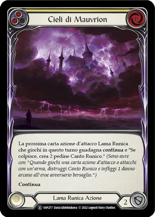 Card: Mauvrion Skies (yel)