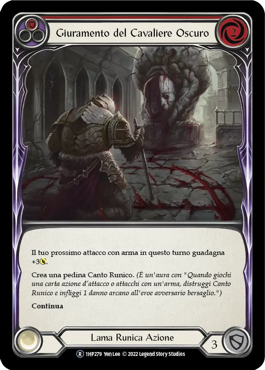 Card: Oath of the Arknight (red)