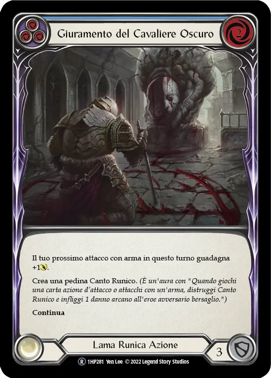 Card: Oath of the Arknight (blu)
