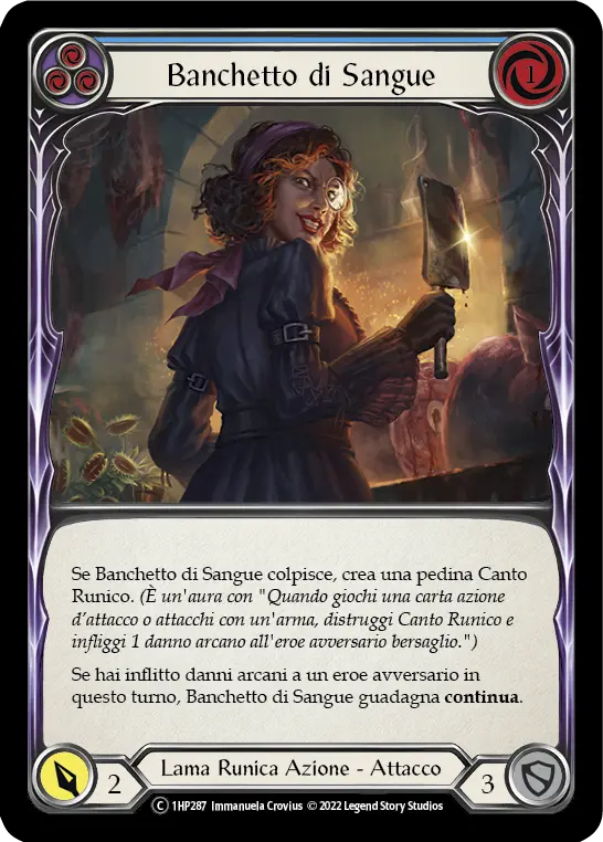Card: Meat and Greet (blu)