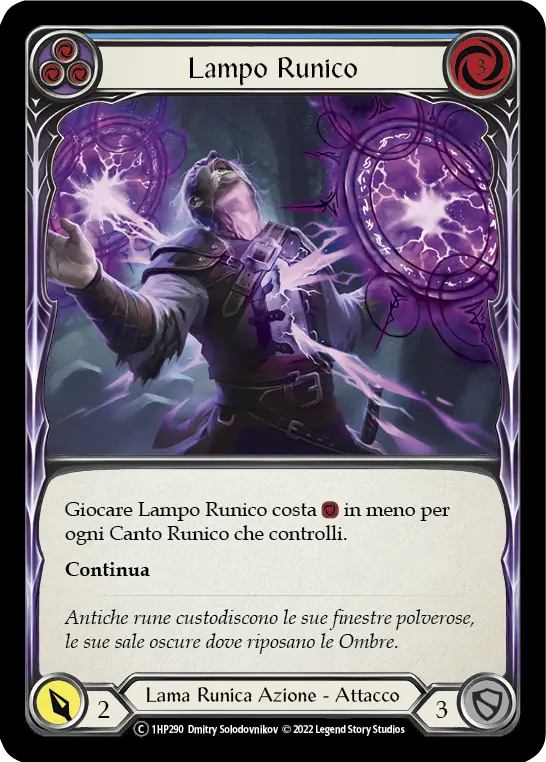 Card: Rune Flash (blu)