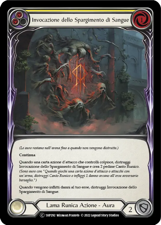 Card: Bloodspill Invocation (yel)