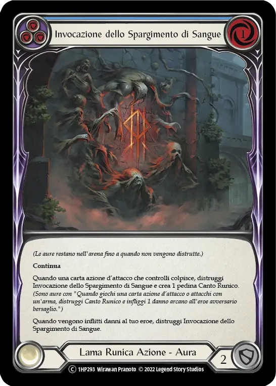 Card: Bloodspill Invocation (blu)