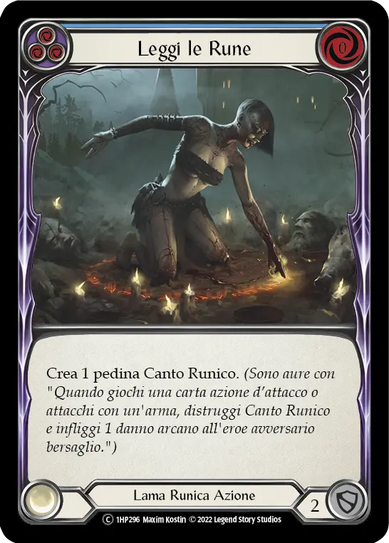 Card: Read the Runes (blu)