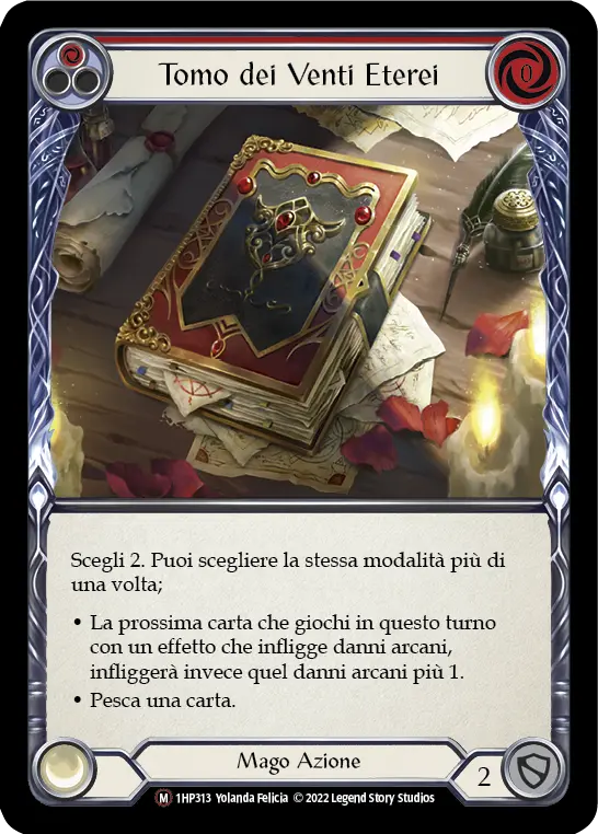 Card: Tome of Aetherwind (red)