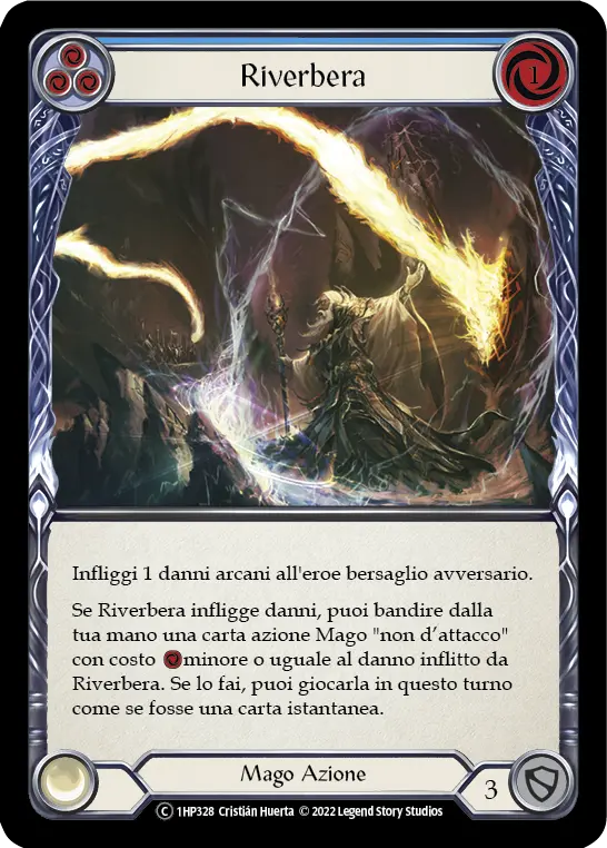 Card: Reverberate (blu)